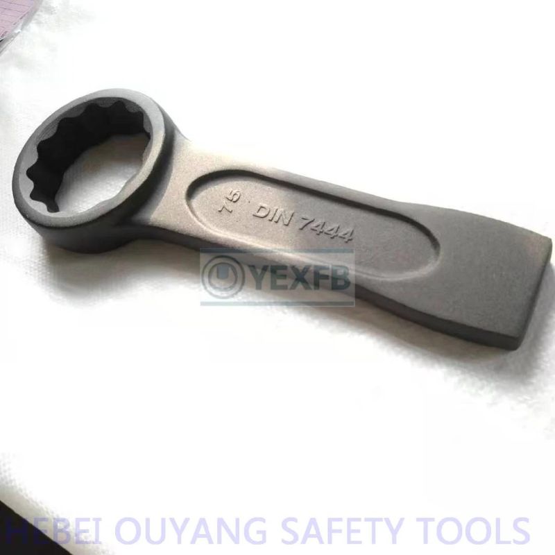 Steel Striking/Slogging/Hammer Ring Wrench/Spanner, 75 mm, DIN 7444