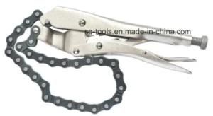 Chain Clamp Pliers with Nonslip Handle Head Surface Finish/Polished