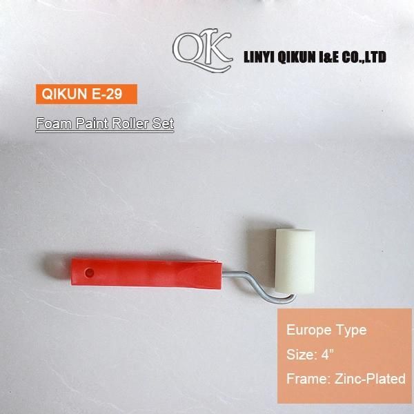 E-19 Hardware Decorate Paint Hand Tools Plastic Handle Acrylic Fabric Paint Roller