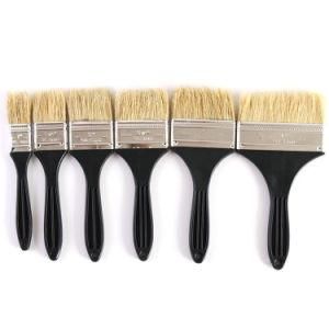 Different Sizes of New Bristle Brush Wire with Black Wooden Handle Paint Brush