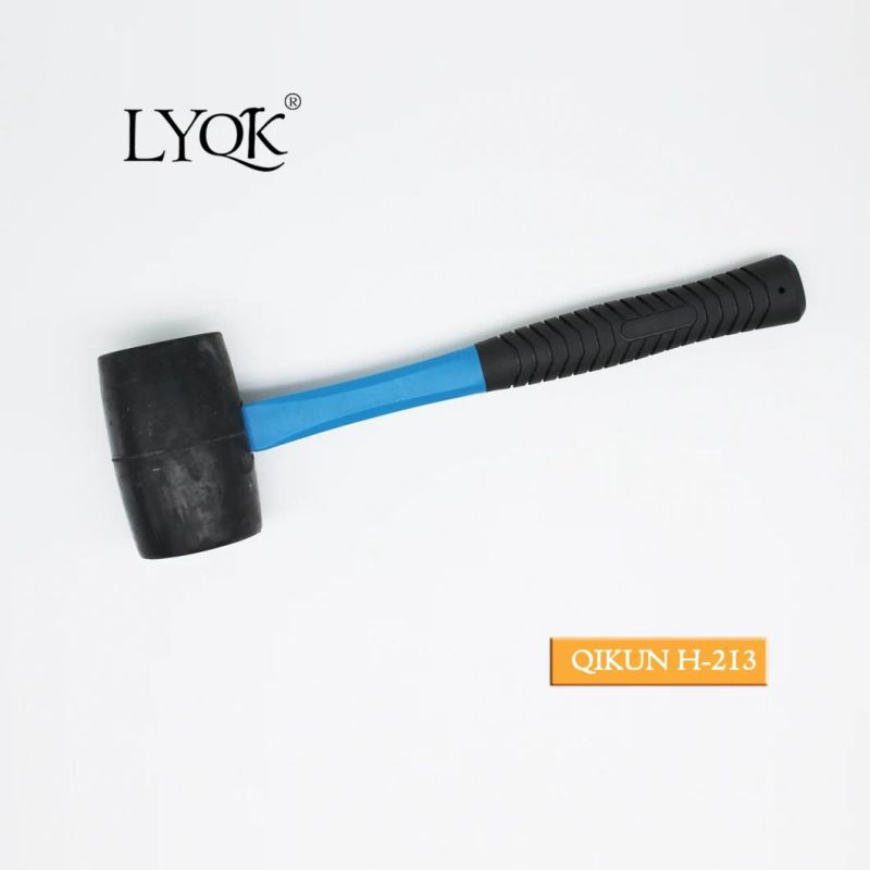 H-211 Construction Hardware Hand Tools Plastic Coated Handle German Type Stoning Stone Hammer