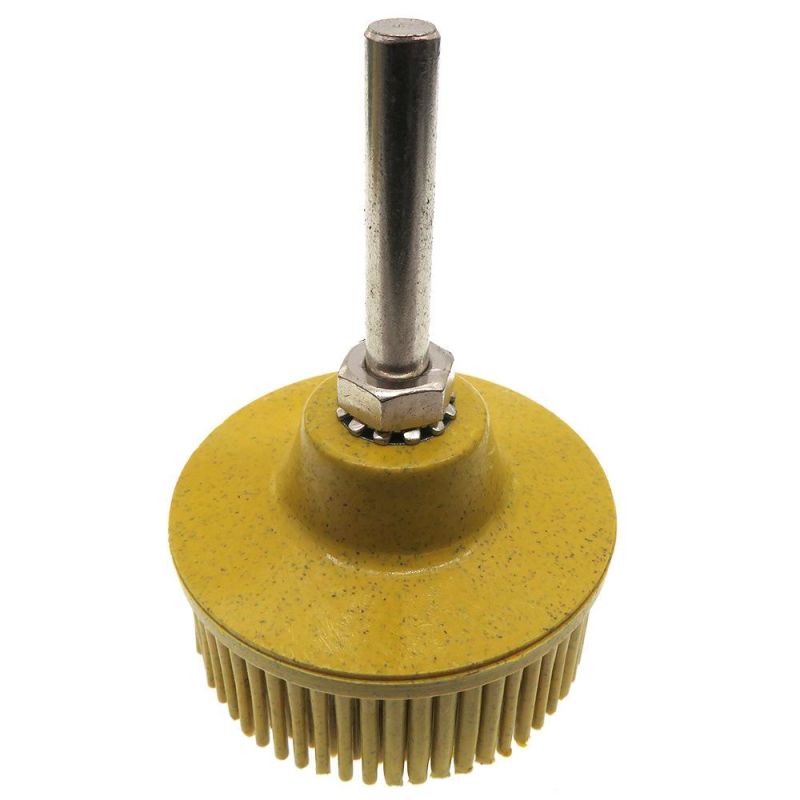 2 Inch 50mm Small Cyclone Needle Brush Polishing Wheel Polishing Disc Electric Drill Brush Automobile Cleaning and Beauty