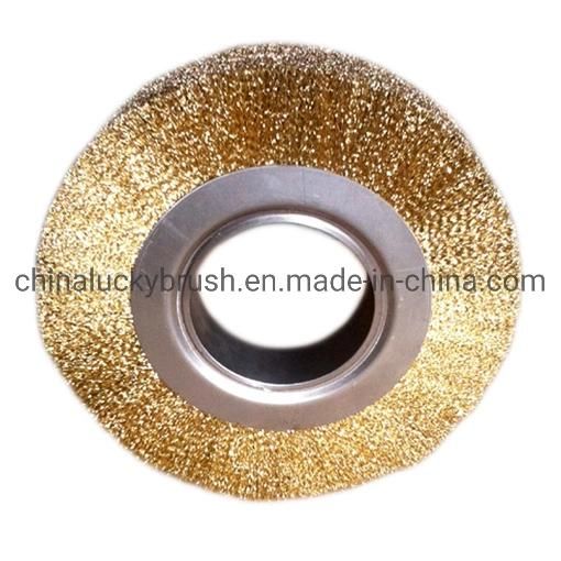250mm Black Steel Wire Circular Wheel Brush (YY-051)