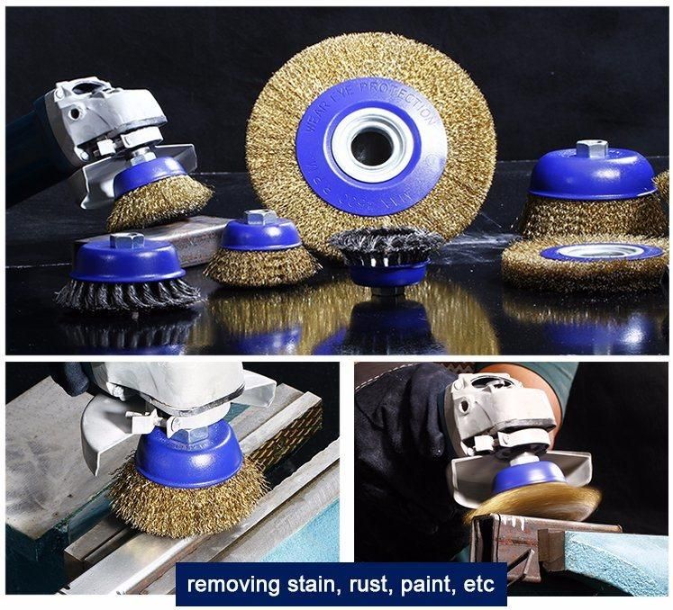 Steel Wire Wheel Brush for Rust Removal