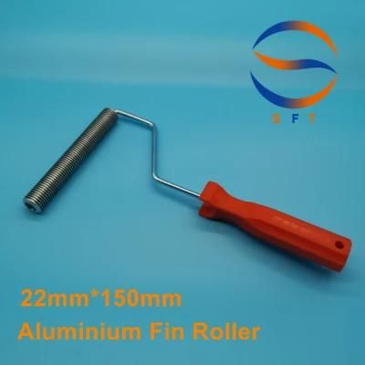 22mm Diameter 150mm Length Aluminium Fin Rollers for FRP Laminating