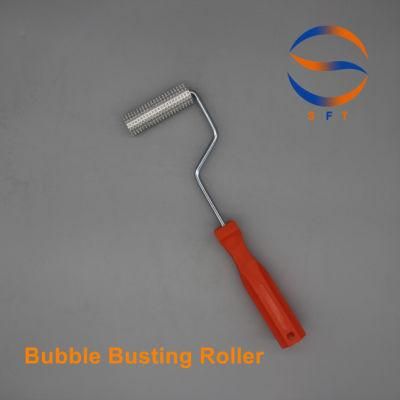 Customized Aluminium Bubble Buster Paint Rollers FRP Tools for Laminating