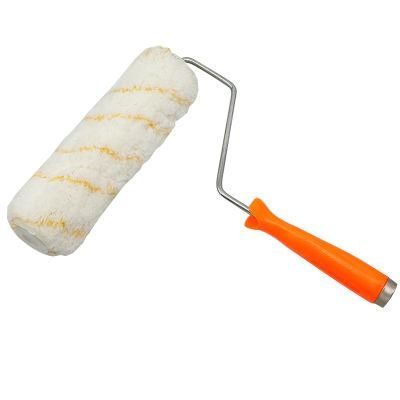 Best Price Customized China Paint Roller of White with Yellow Stripe