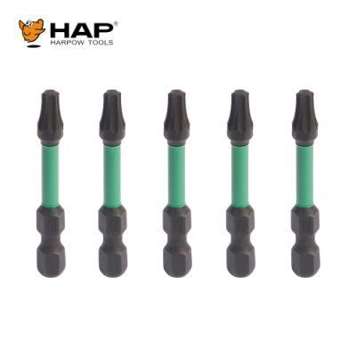 Multifunctional S2 Torx 50mm Impact Screwdriver Bits with Color Ring