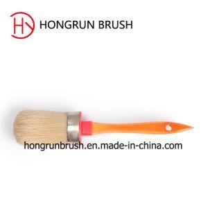 Round Paint Brush with Wooden Handle (HYR078)