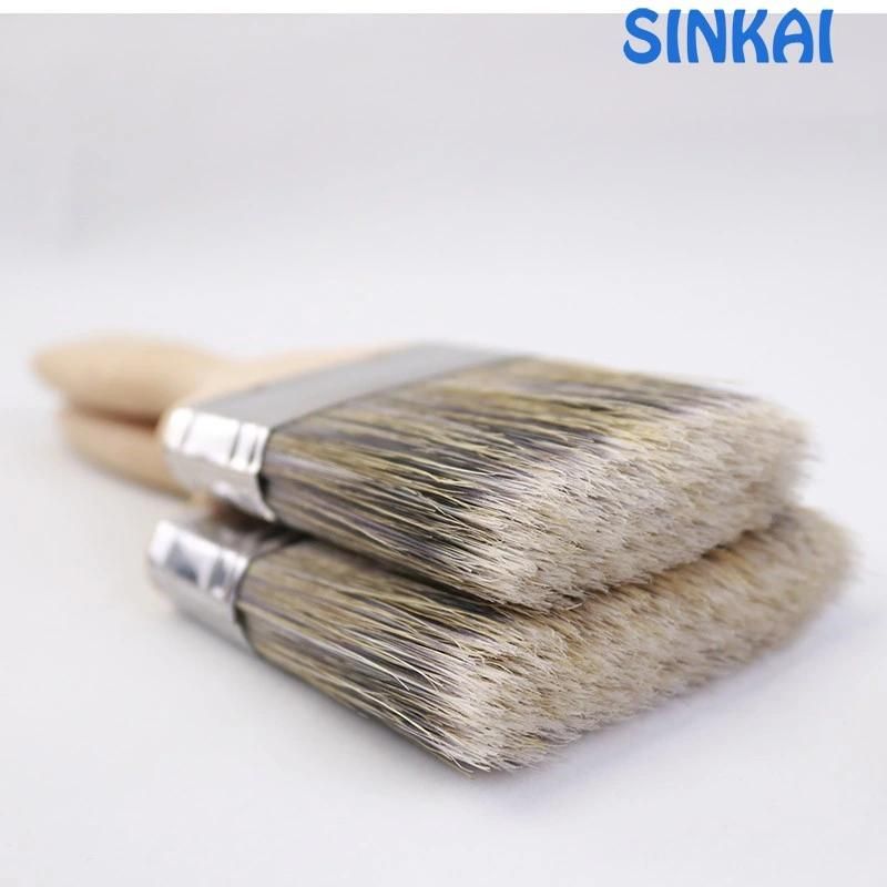 Pet Filament Hair Angle Brush Hand Tools for Commercial Wall Painting