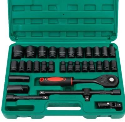 Adjustable 32PCS CRV Sockets Wrenches Hand Tool