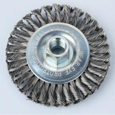 Stringer Knotted Wheel Brushes for for Weld Cleaning