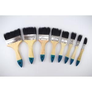 2020 Hot Sale Black Brush Wire with Blue Tail and Yellow Wooden Handle Paint Brush for Decoration