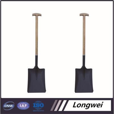 Steel Shovel with Wooden Handle