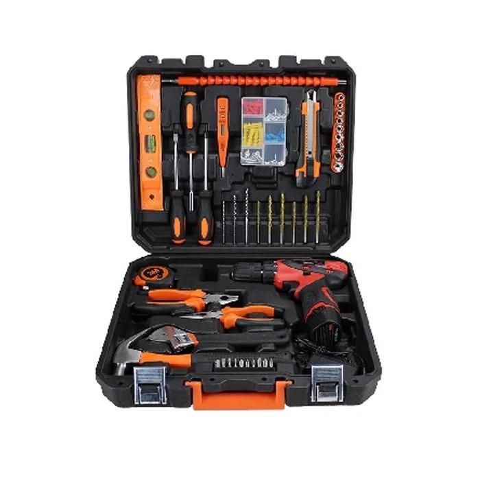 44PCS Wood Drill Lithium Electric Drill Hand Tools Set