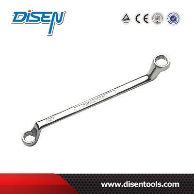 Standard Chrome Plated 75 Degree Offset Ring Spanner