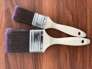 Wooden Handle Paint Brush with Tapered Filaments Material Australia Marketing