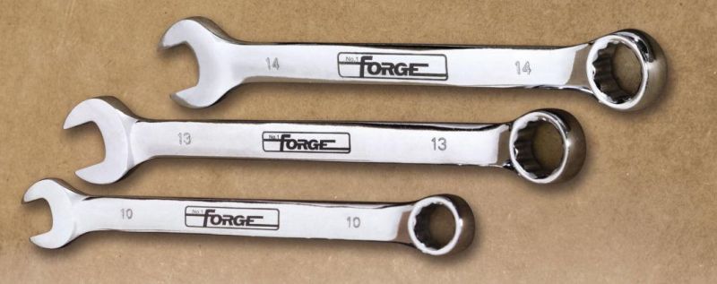 10mm High Quality Hand Tools Cr-V Steel Polished Combination Wrench Spanner