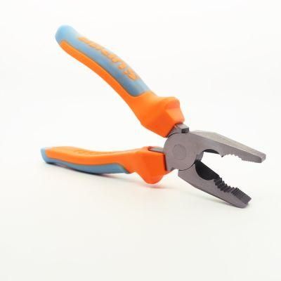 Two Color PVC Pliers 8&quot; 380g Carbon Steel Pliers