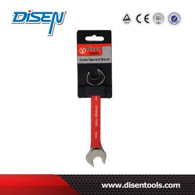 Rubber Handle Finish DIN Double Open End Spanner
