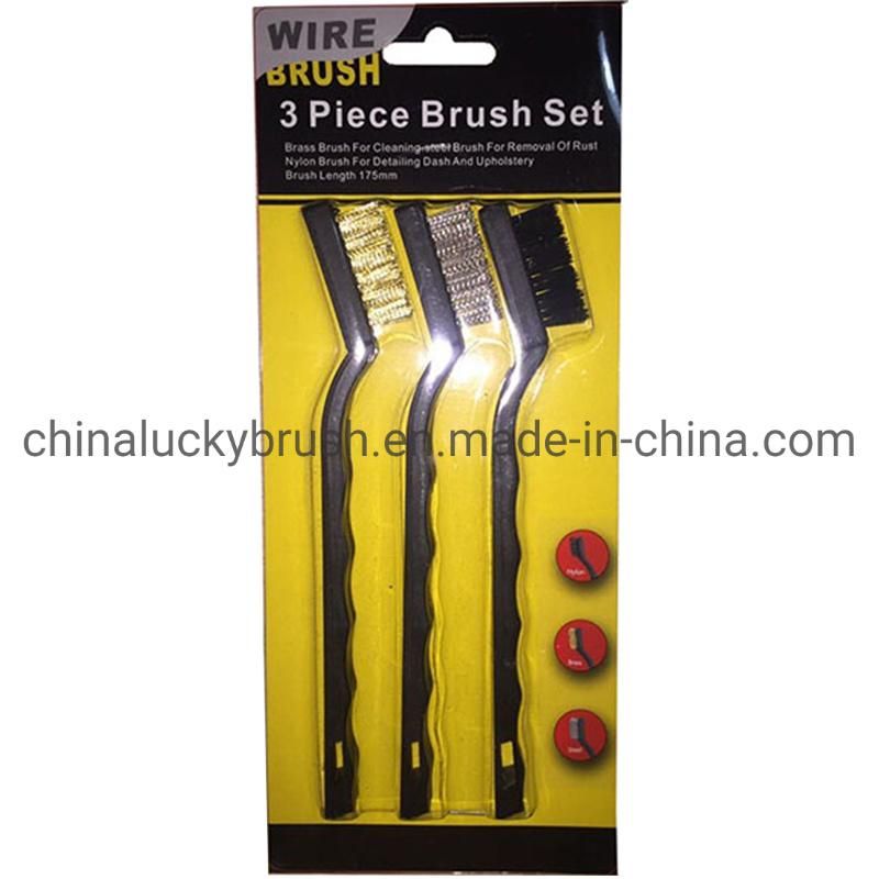 6PCS Plastic Handle Wire Set Brush (YY-573)