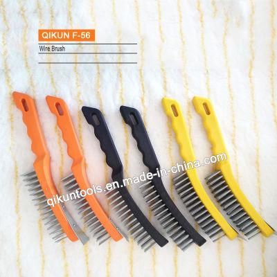 F-56 Plastic Handle Steel Brush