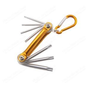 Cr-V Wrench 7PCS Folding Torx Key Set Aluminum Handle for Hand Tools