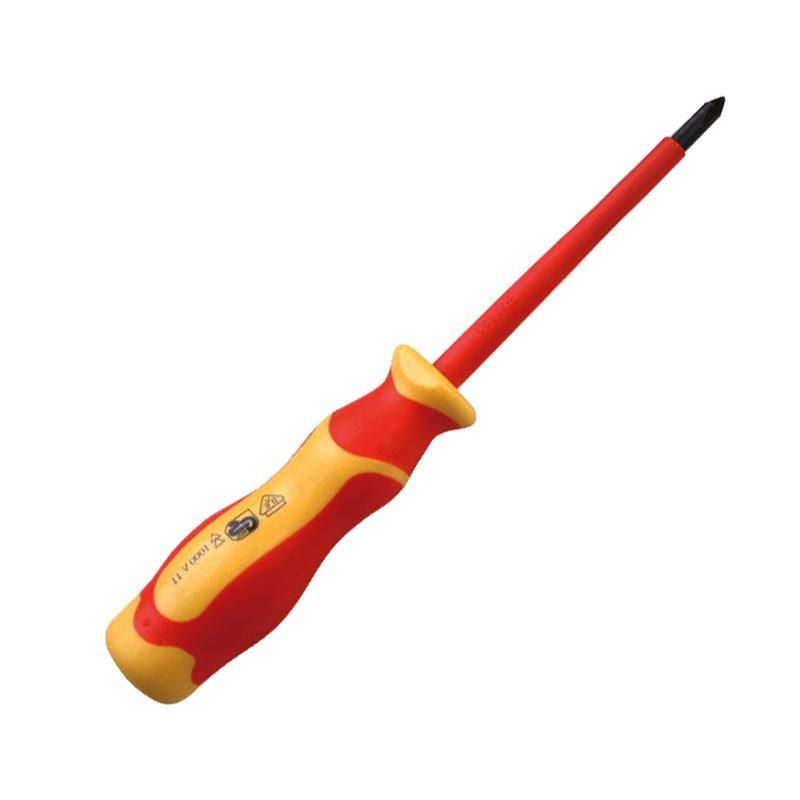 WEDO Insulated Phillips Screwdriver VDE 1000V Cross Screwdriver Doble Color Handle