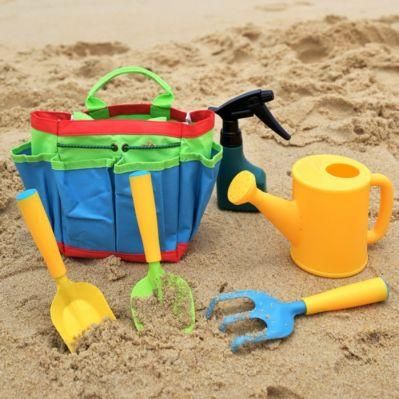 Outdoor Fun Kids Gardening Tool Gift Set Colorful Child Safe Rake Shovel Trowel Gardening Tool Kit for Children