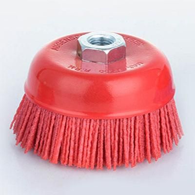 4.5 Inch Fine Nylon Abrasive Radial Wire Brush