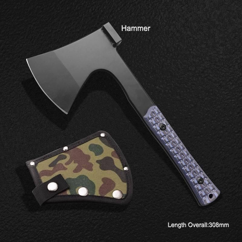 Hot Sale Multi Function Tool Outdoor Tool Tactical Axe & Hammer (#8470)
