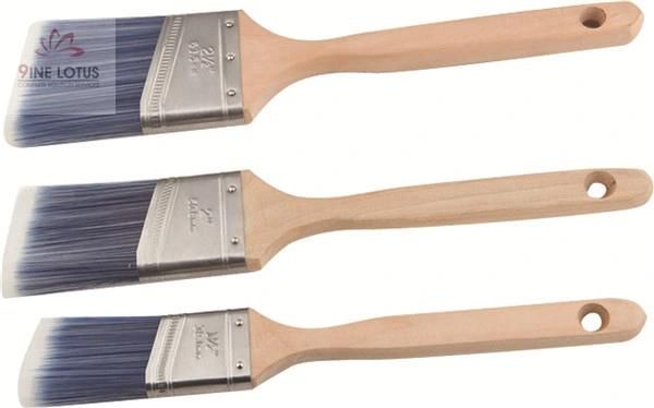 Soft Nylon Double Color Wooden Handle Paint Brush