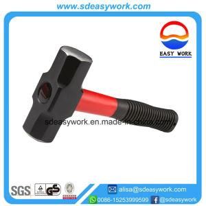 Sledged Hammer with Fiberglass /TPR Plastic Coating/Wooden Handle