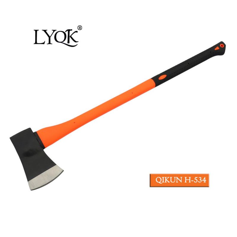 H-537 Construction Hardware Hand Tools Plastic Rubber Handle Hammer Axe