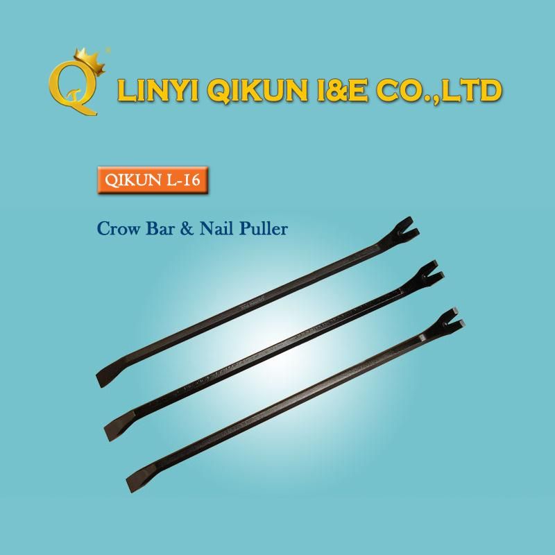 L-09 Drop Forged Nail Puller Cold Chisel Crow Wrecking Bar