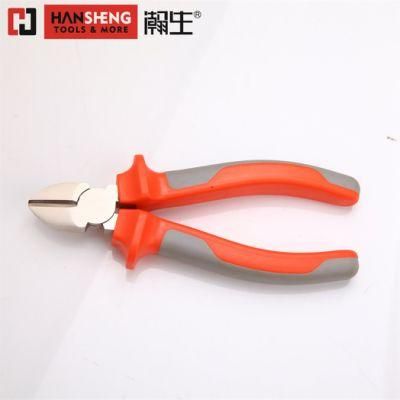 Made of Carbon Steel, Chrome Vanadium Steel, Professional Hand Tool, Nickel Plated, Combination Pliers, Side Cutter, Long Nose Pliers