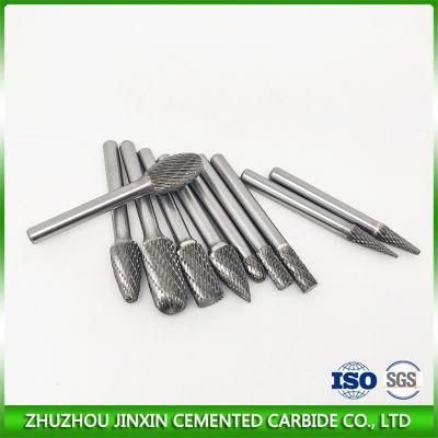 Long Shank 10PCS Tungsten Carbide Burr 1/4&quot; Tool Long Set Drill Bit for Metal Grinding Carbid Burr Manufactur
