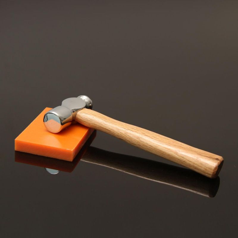 DIY Stamping Hammer Round Head Hammer with Wooden Handle