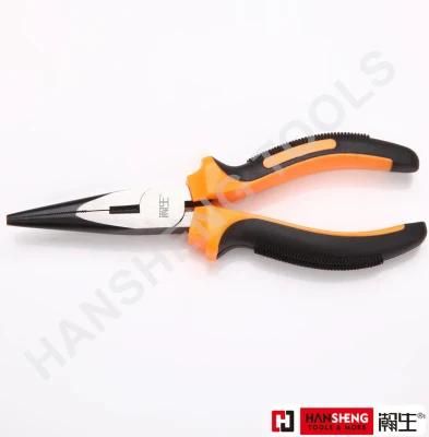Professional Hand Tools, Long Nose Pliers, Cutting Pliers, CRV or Carbon Steel