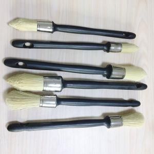 Wholesale Chalk Paint Brush with Wooden Plastic Handle Round Painting Brush Tool