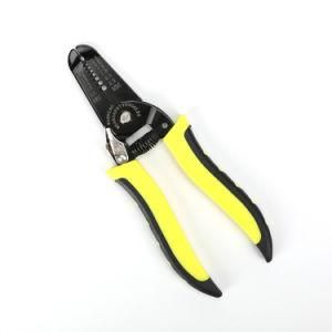 Two-Color TPR+PVC Handle Coaxial Cable Wire Stripping Plier