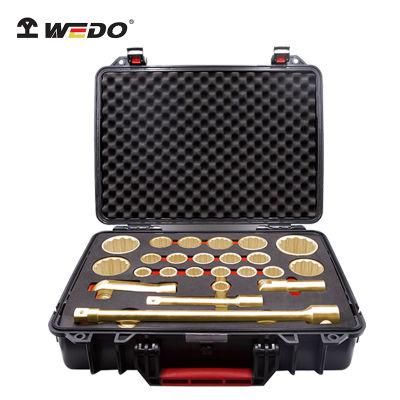 Wedo Aluminium Bronze Non Sparking 3/4&prime; &prime; *1 Dr Socket Set-26PCS