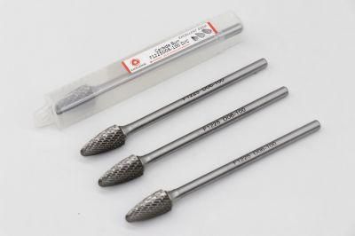 Carbide Rotary Burrs with Single, Double, aluminum Cuts