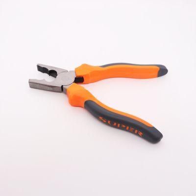 Made of Steel Pliers Customized Color 6 Inch 8 Inch Rubber Handle Power Pliers