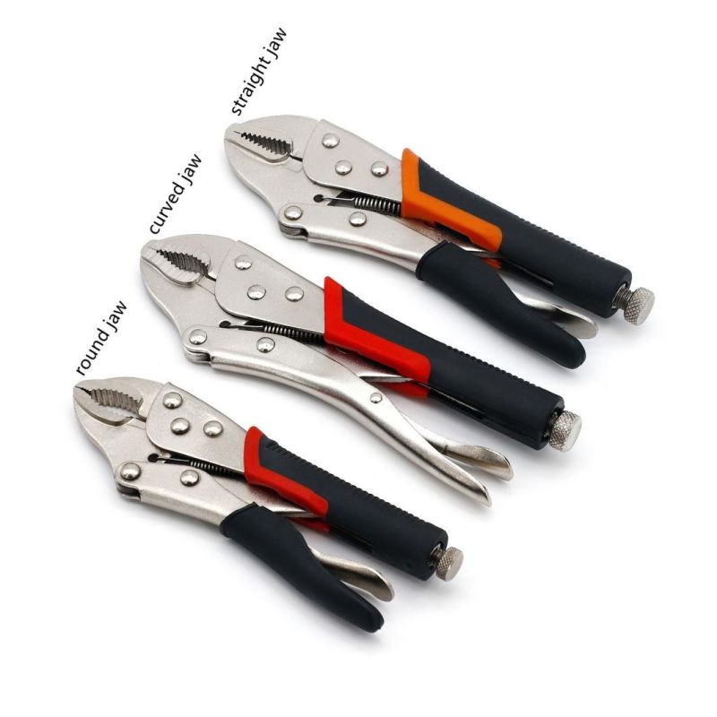 Straight Jaw, Curved Jaw, Round Jaw, Locking Pliers