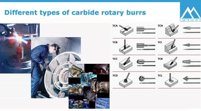 Various Types of Standard Tungsten Carbide Rotary Burrs for Your Choice