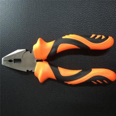 Double Color Handle Cutting Combination Plier with High Quality