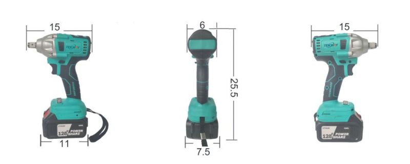 20V 1000 Nm Cordless Brushless Impact Electric Wrench