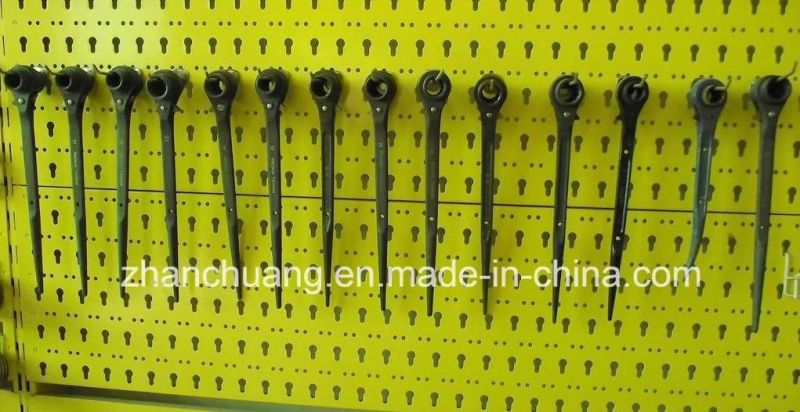 Carbon Steel Double Socket Ratchet Wrench