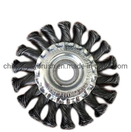 115mm Twist Knot Wheel Brush (YY-059)